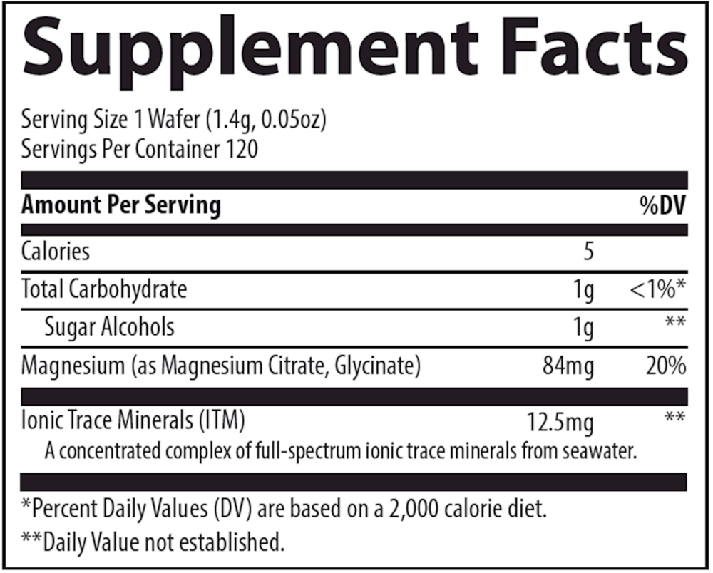 Magnesium Chewable - Raspberry Lemon, 120 Wafers