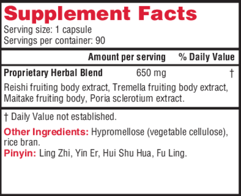Power Mushrooms, 90 Capsules