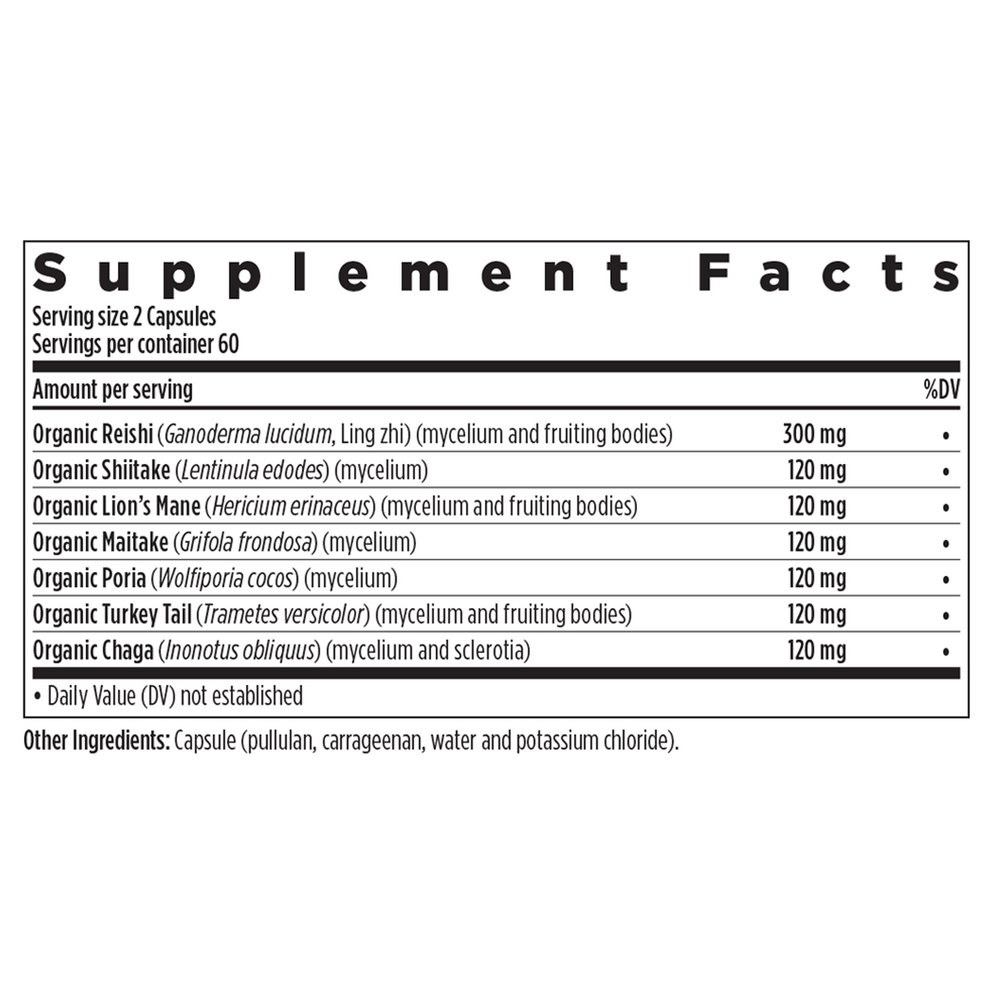 Immune Support Reishi & Shiitake, 120 capsules