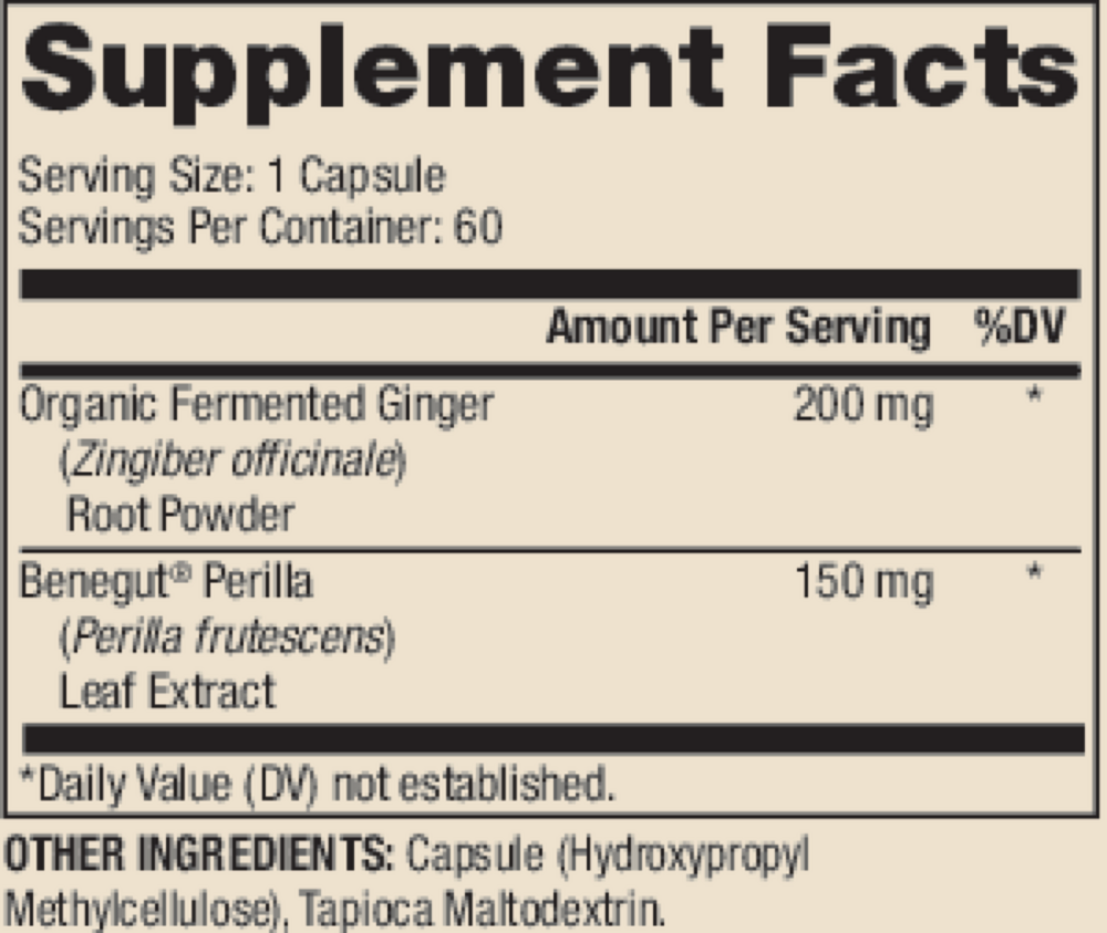 Fermented Ginger, 60 Capsules