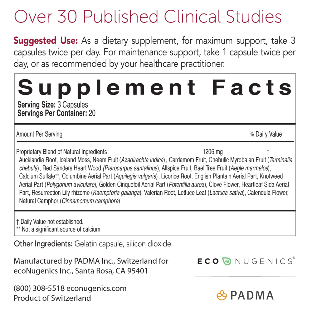 Padma Basic, 60 Capsules