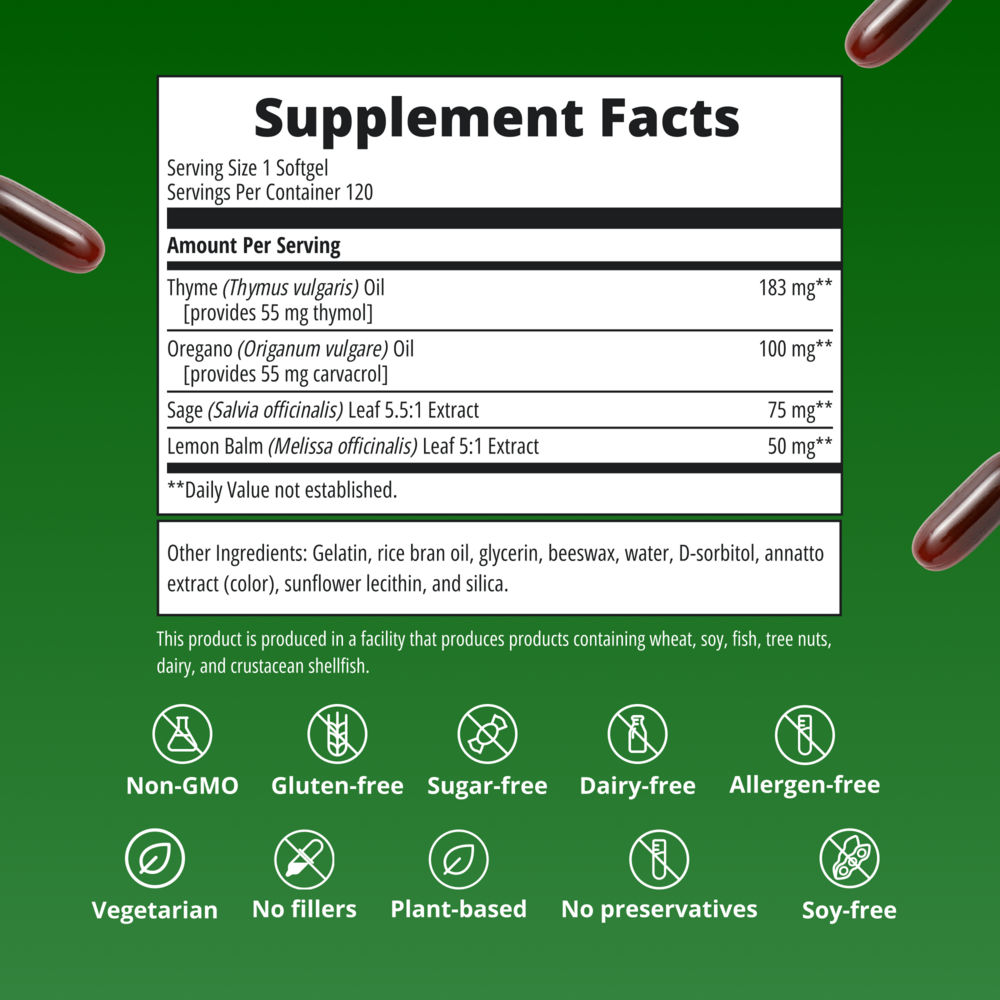 Candibactin-AR®, 120 Softgels , Emersons Form_Softgels softgels