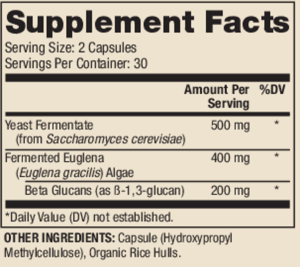 Fermented Beta Glucans, 60 Capsules