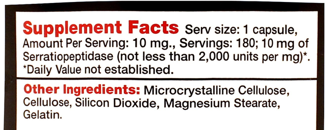 Serramend, 180 Capsules