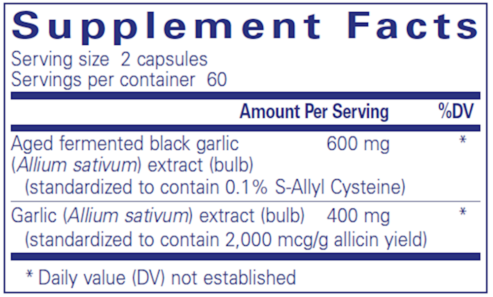Garlic Complex, 120 Capsules , Brand_Pure Encapsulations caps Emersons