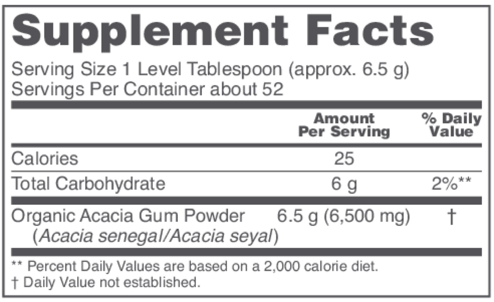 Acacia Powder, 340 Grams , Brand_Protocol for Life Balance Form_Powder powder Requires Consultation Size_340 Grams