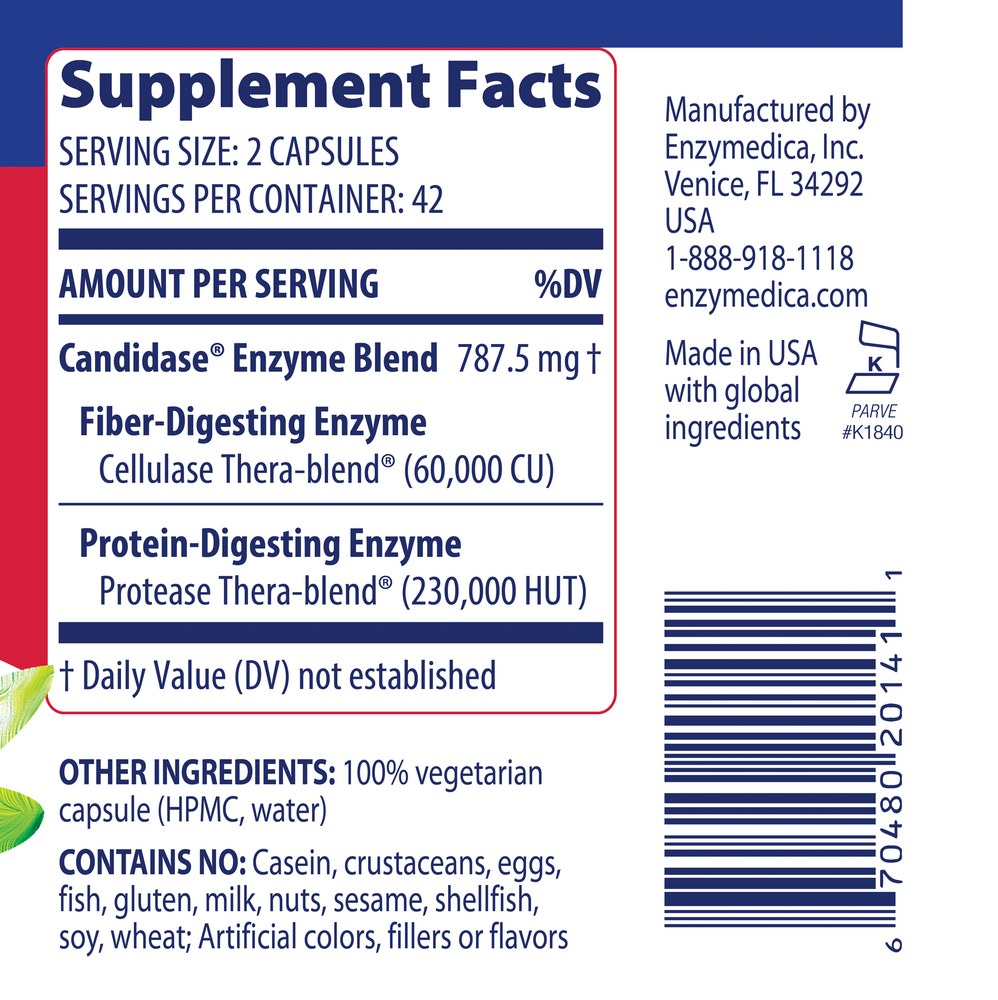 Candidase™, 84 Capsules