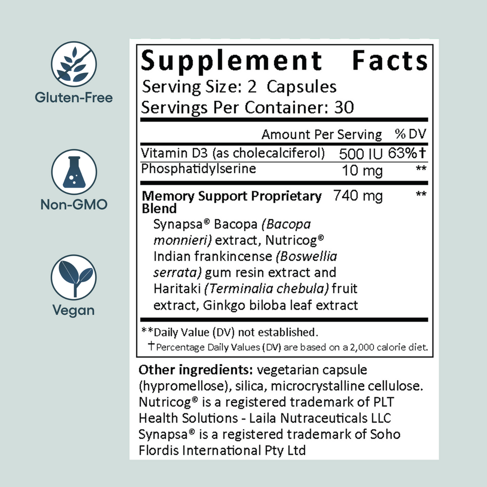 Memory Boost, 60 Capsules