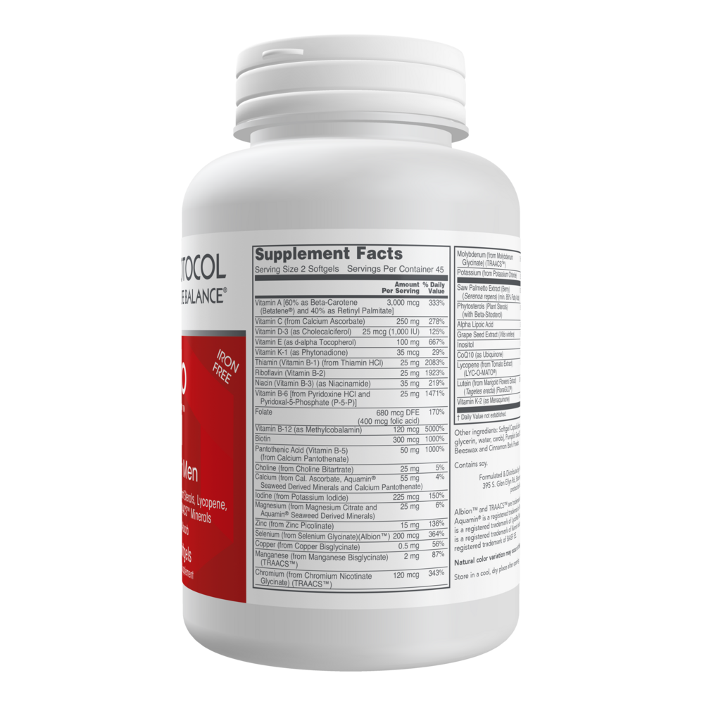 Ortho Multi for Men, 90 Softgels , Brand_Protocol for Life Balance Form_Softgels Requires Consultation Size_90 Softgels softgels