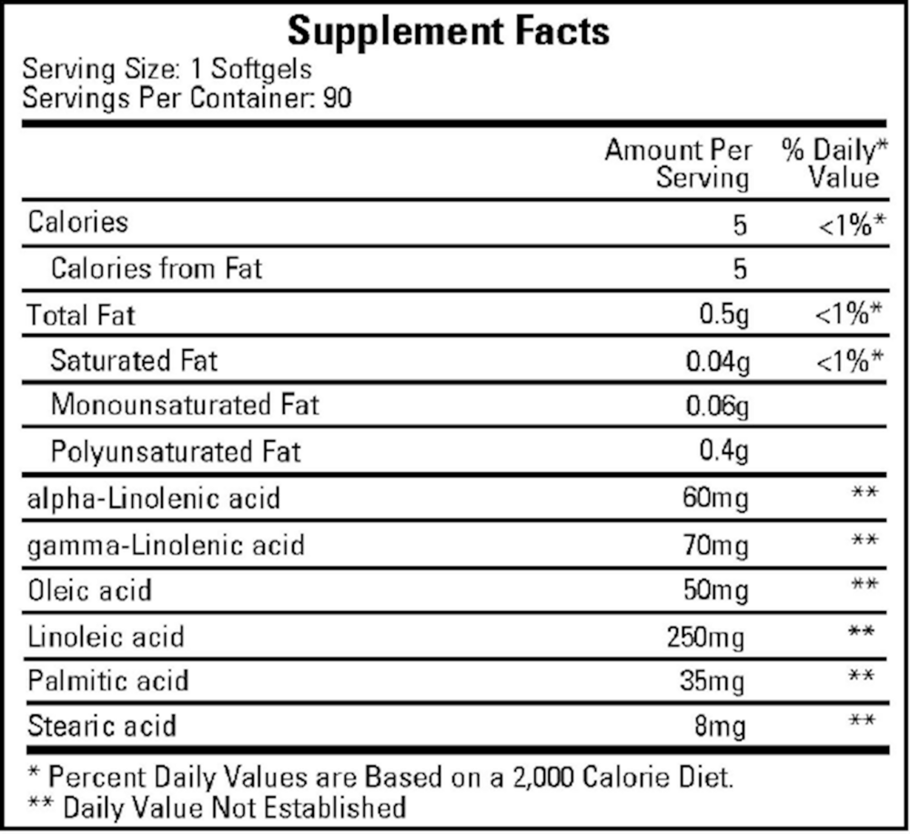 Black Currant Seed Oil, 90 Softgels