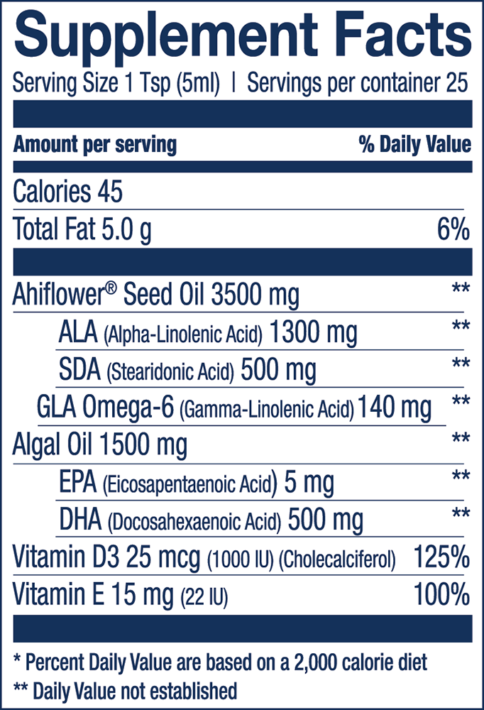 Plant Powered Nutrition CatchFree Omega, Vegan, Tropical Mango Flavor, 125 mL Liquid , Brand_Wiley's Fish Oil Form_Liquid Size_125 mL