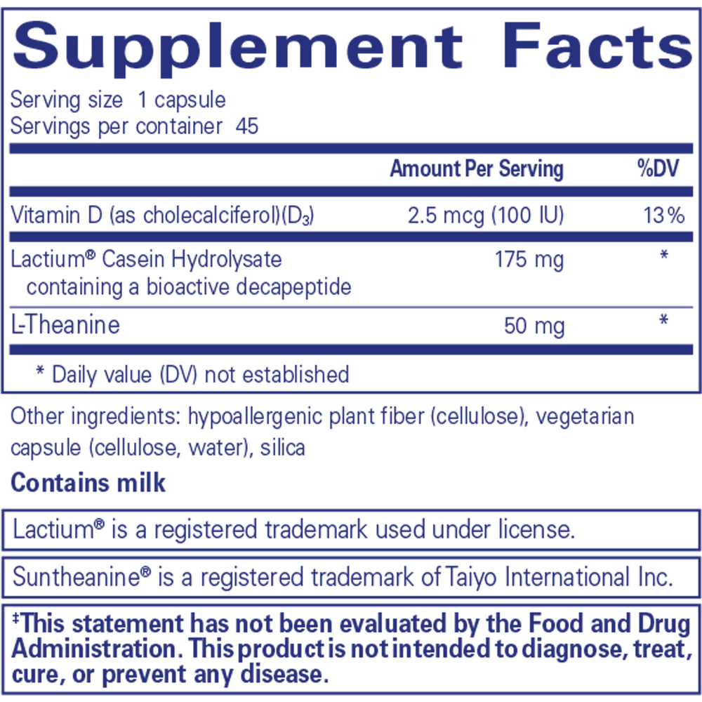 Sereniten Plus, 45 Capsules , Brand_Pure Encapsulations caps Emersons