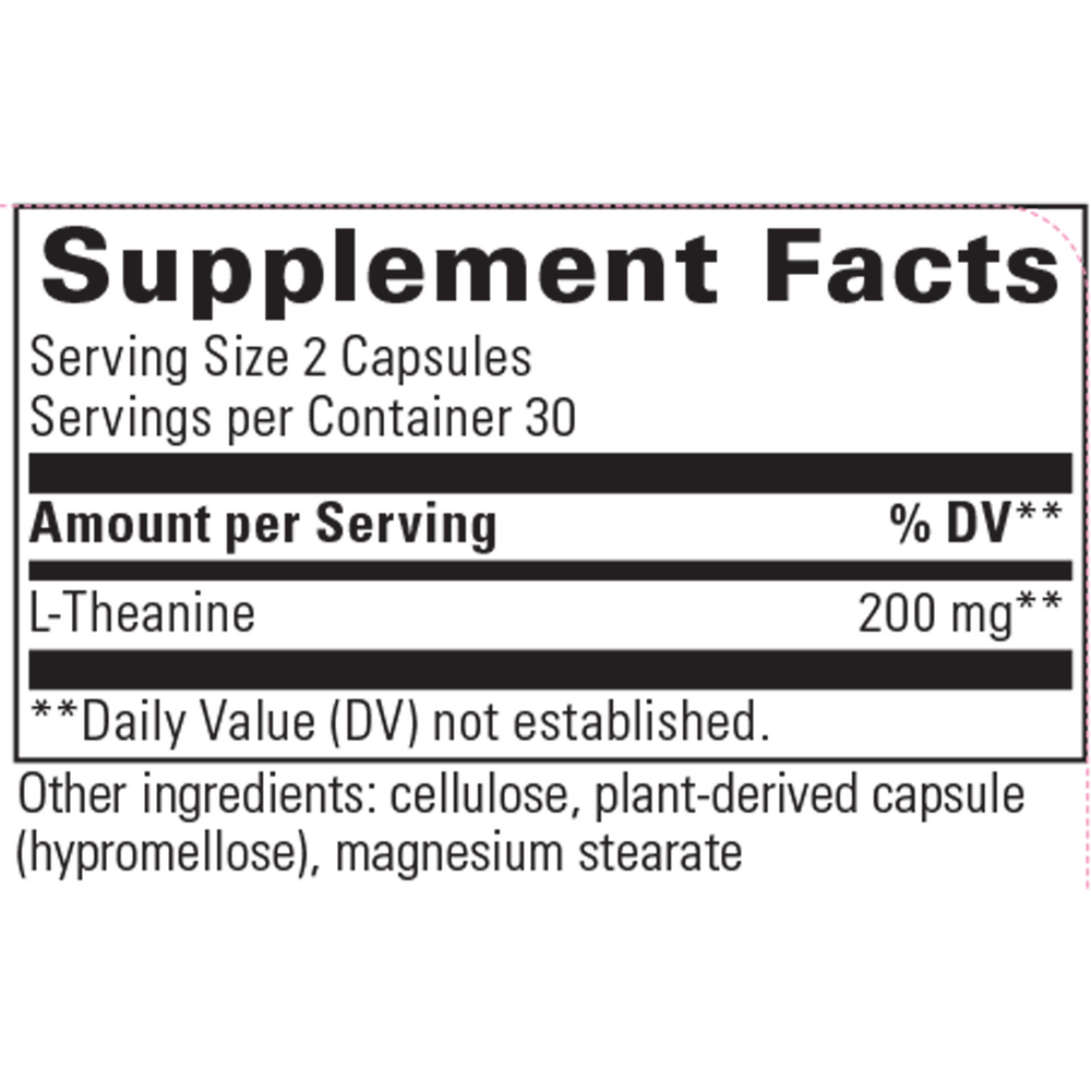 L-Theanine, 60 Capsules