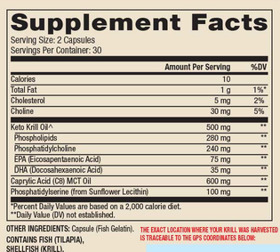 Krill Oil, 60 Capsules