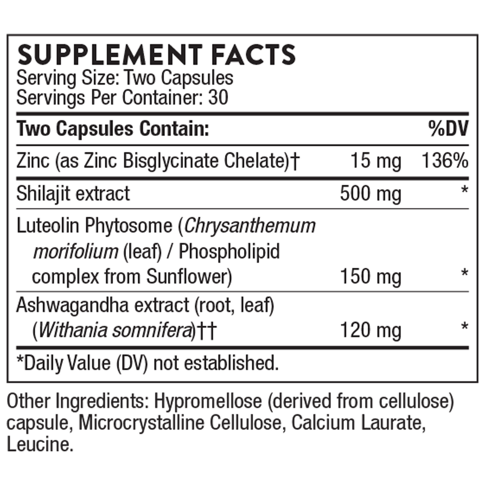 Advanced Testosterone Support, 60 Capsules , Brand_Thorne Research Form_Capsules Size_60 Capsules