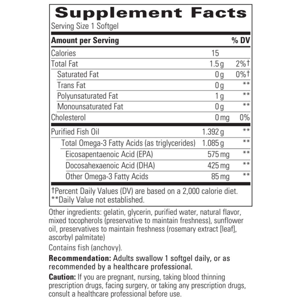 Pure Omega Ultra HP Softgels, 90 Softgels