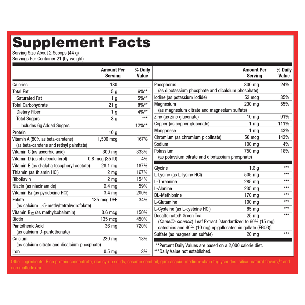 UltraClear Plus® pH, Vanilla Flavor, 32.59 Oz (924 g) Powder , Emersons Form_Powder powder