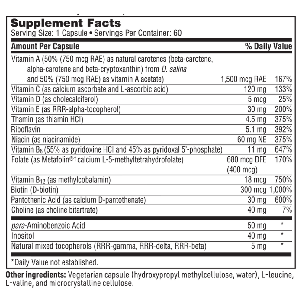 Multi-Vitamin Complex, 60 Capsules