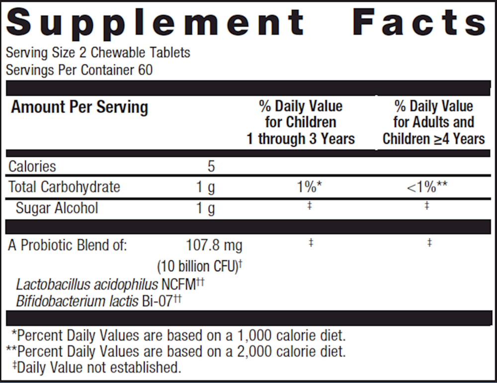 MetaKids™ Probiotic, 120 Tablets , Emersons tabs