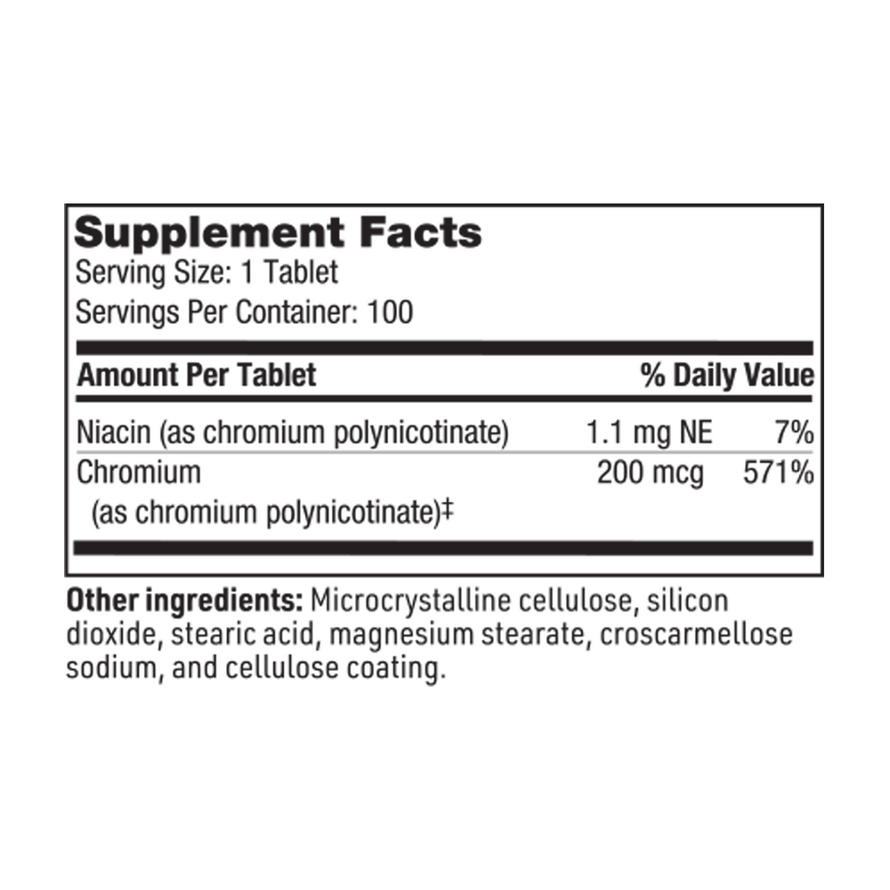 ChromeMate®, 100 Tablets