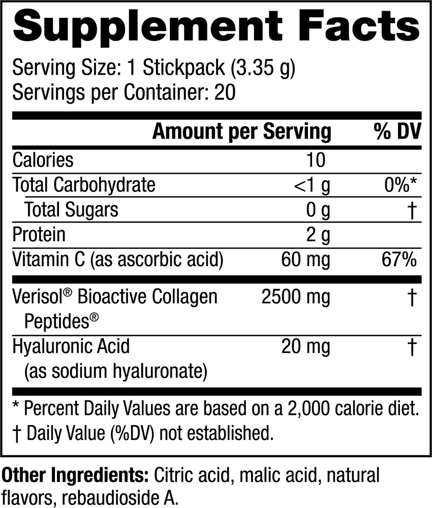Collagen Candy Sour Apple, 20 Packets