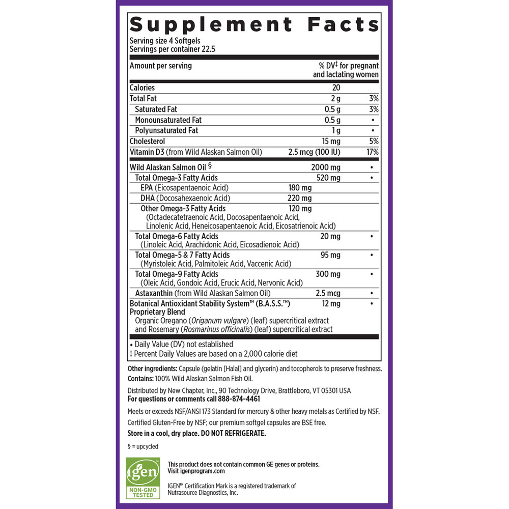 Wholemega™ for Moms, 90 Softgel Capsules