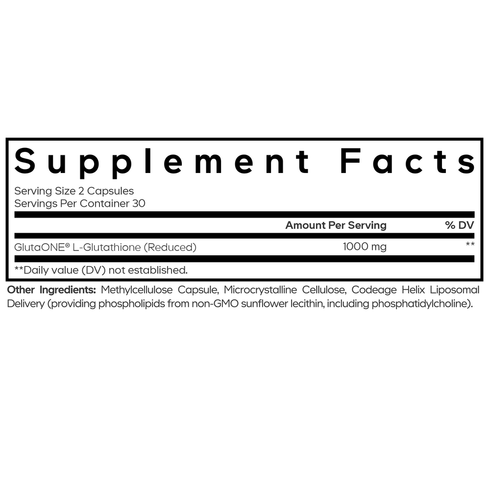 Liposomal Glutathione , 60 Capsules