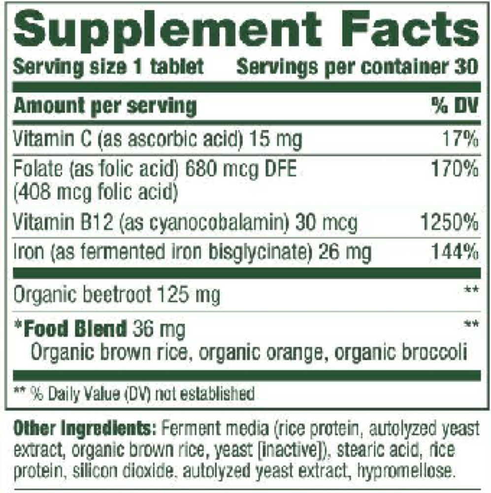 Blood Builder®, 30 Tablets