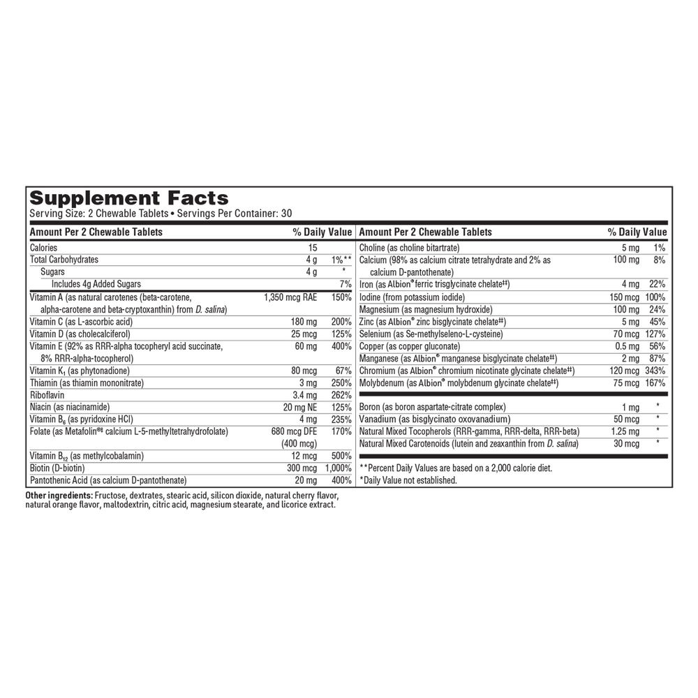 Vitatab® Chewable, 60 Chewable Tablets