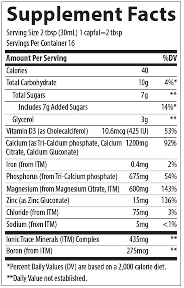 Liquid Cal/Mag/Zinc - Pina Colada, 473 mL Liquid