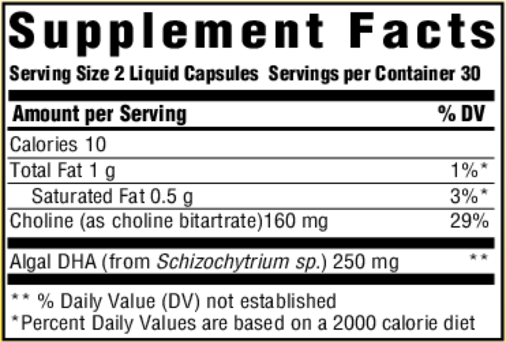 Baby & Me 2 Prenatal DHA & Choline, 60 Capsules