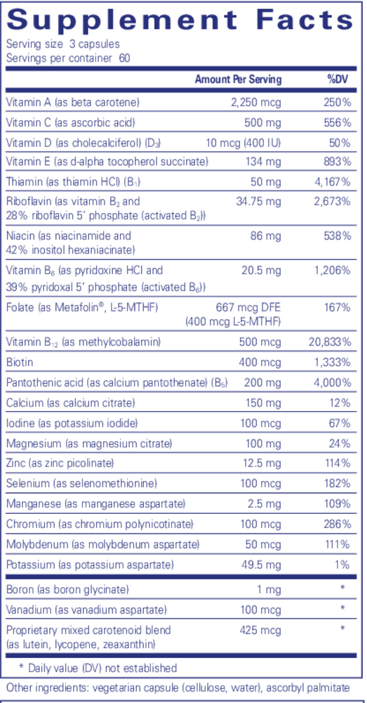 Nutrient 950® without Copper & Iron, 180 Capsules , caps