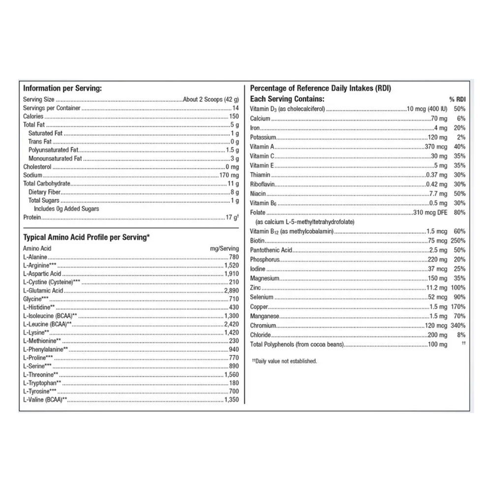 UltraMeal Advanced Protein®, French Vanilla Flavor, 20.74 Oz (588 g) Powder , Emersons Emersons-Alt Form_Powder powder