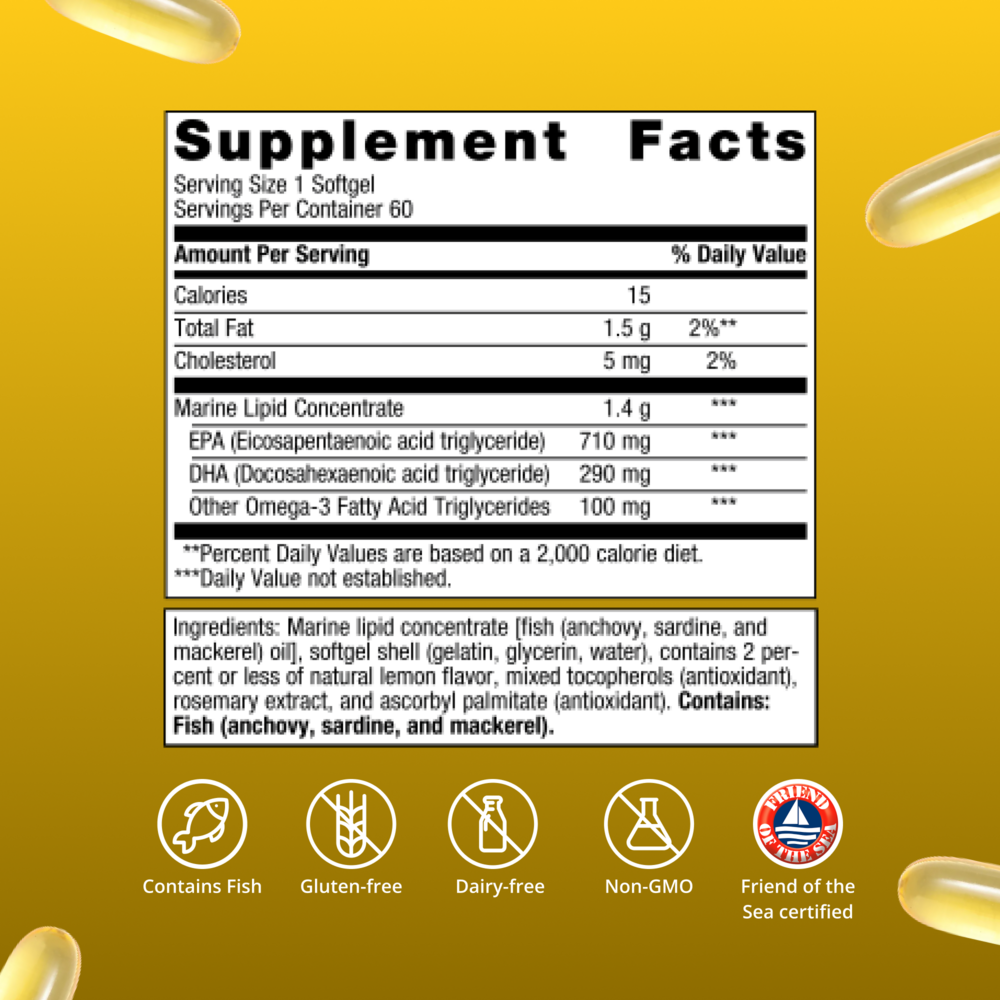 OmegaGenics® EPA-DHA 1000, 60 Softgels , Emersons Emersons-Alt Form_Softgels softgels