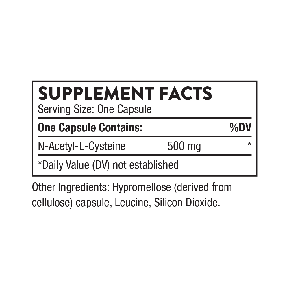 NAC, 180 Capsules , Brand_Thorne Research Form_Capsules Size_180 Capsules
