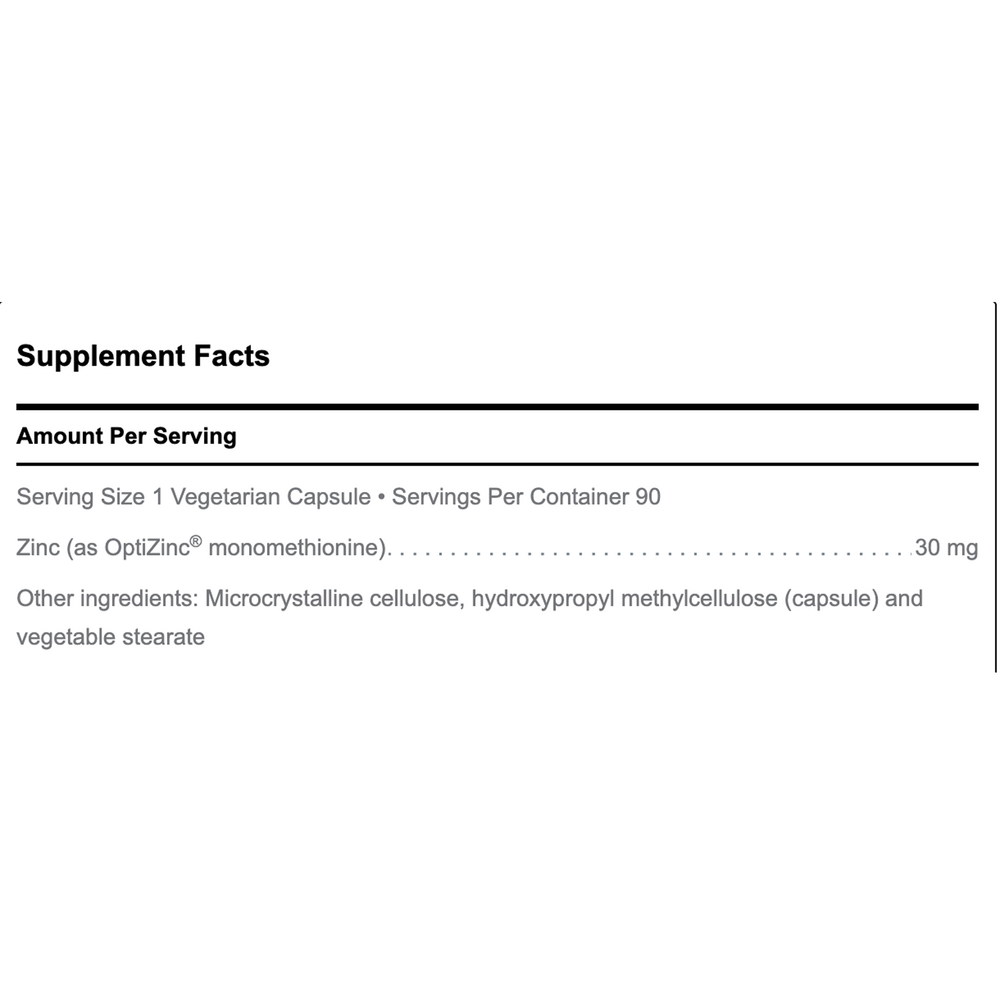 Opti-Zinc 30, 90 Capsules