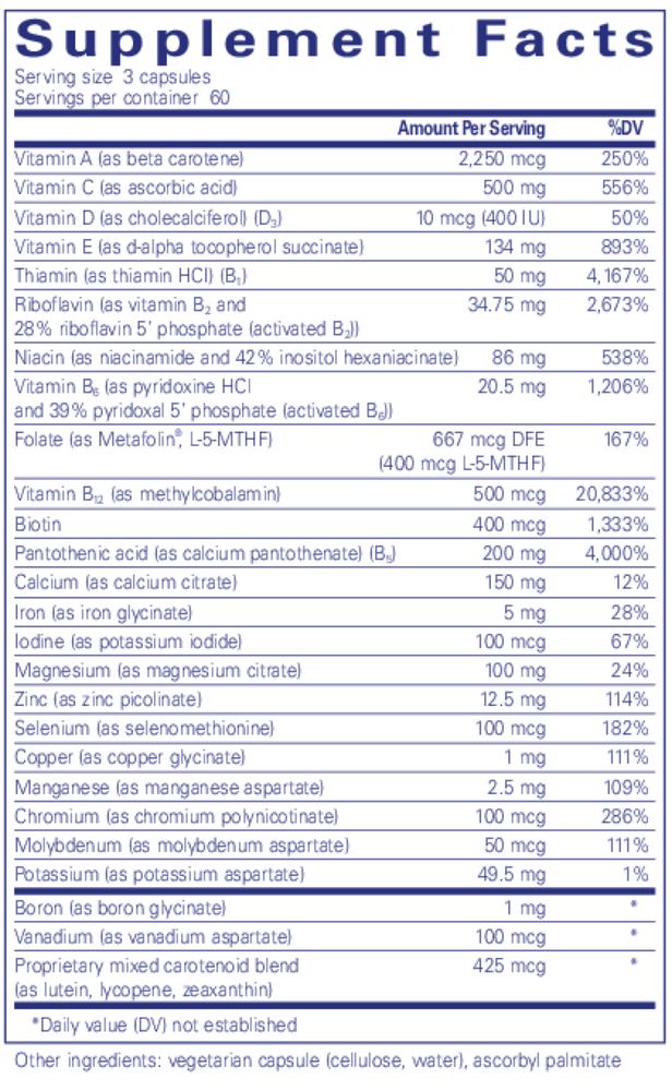 Nutrient 950, 180 Capsules , Brand_Pure Encapsulations caps Form_Capsules Not Emersons Size_180 Caps