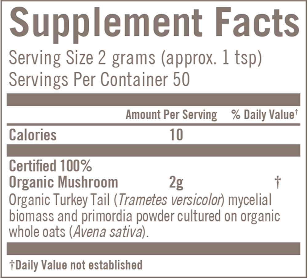 Turkey Tail Immune Defense Power, 3.5 Oz (100 g) Powder ,