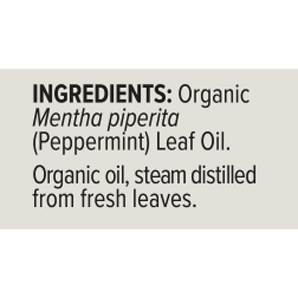 Organic Peppermint Essential Oil, 1 oz