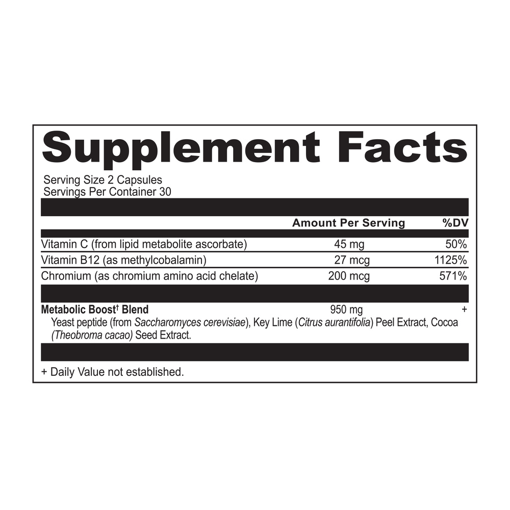 Ancient Nutrition Active Peptides Metabolic Booster - supplement facts