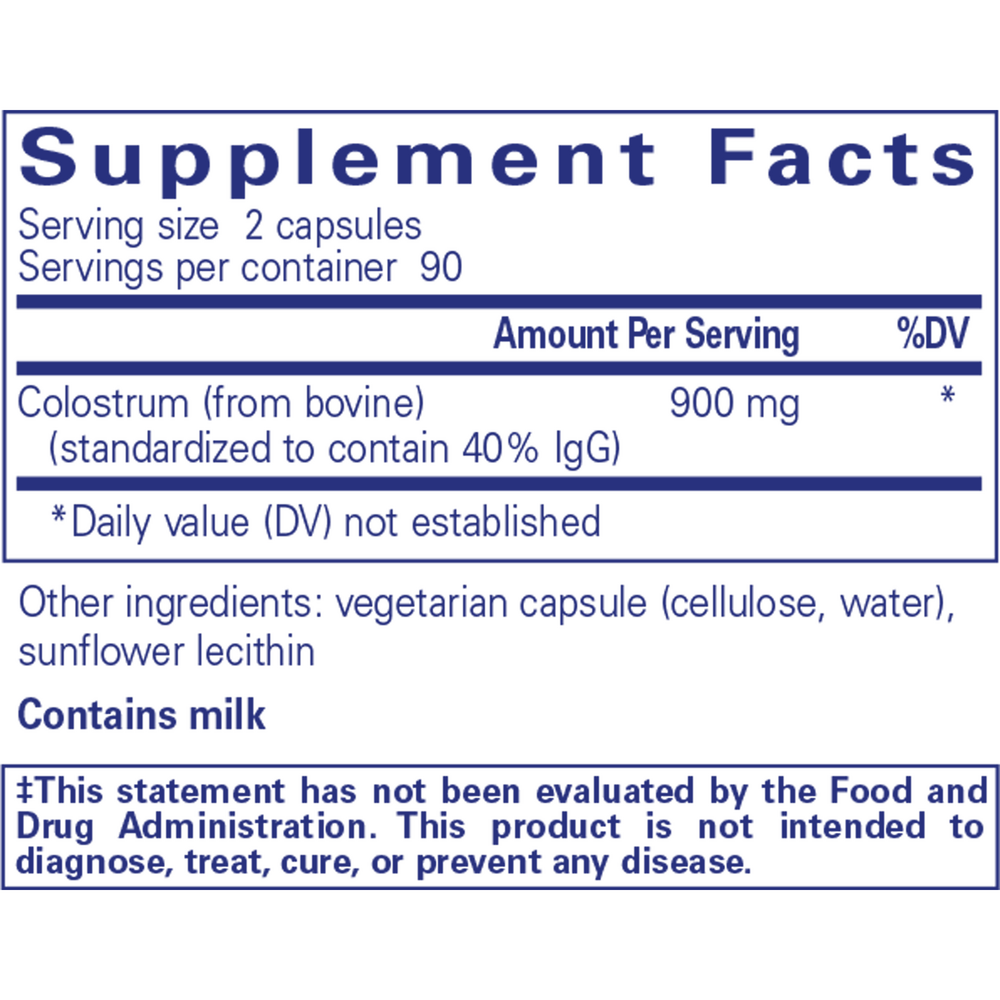 Colostrum , Pure