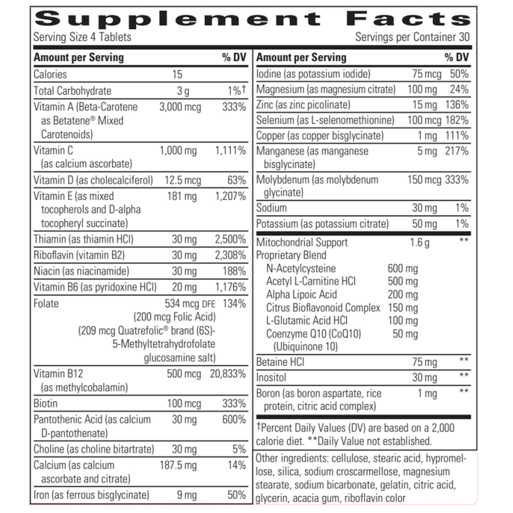 K-PAX MitoNutrients, 120 Tablets