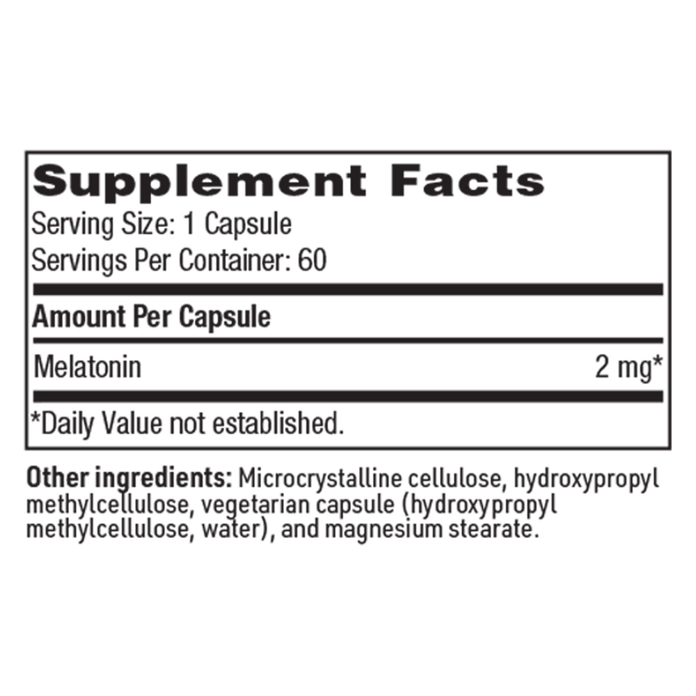 Melatonin SR 2 mg, 60 Caps