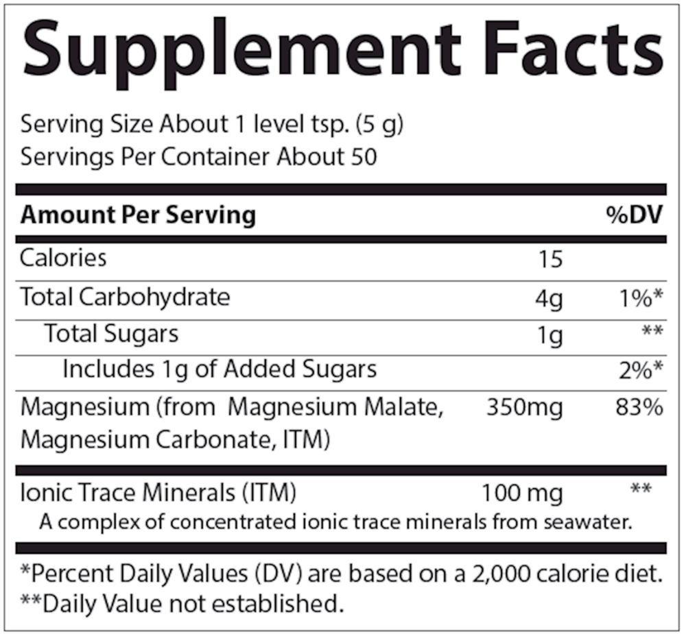 Stress-X Magnesium Powder Lemon-Lime, 250 g Powder