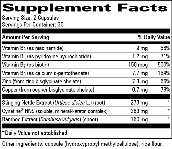 Hair, Skin, and Nail Resilience, 60 Capsules , Brand_Progressive Labs capsules Form_Capsules Requires Consultation Size_60 Capsules