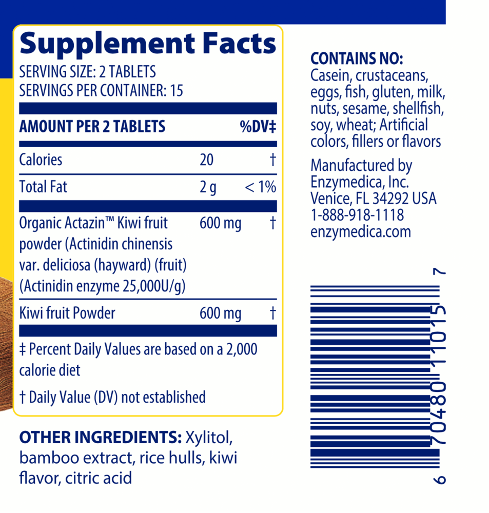 Kiwi Regularity Chewables, 30 Chewable Tablets