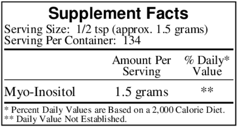 Inositol Powder, 200 g Powder