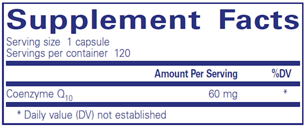 CoQ10 60 mg , Pure