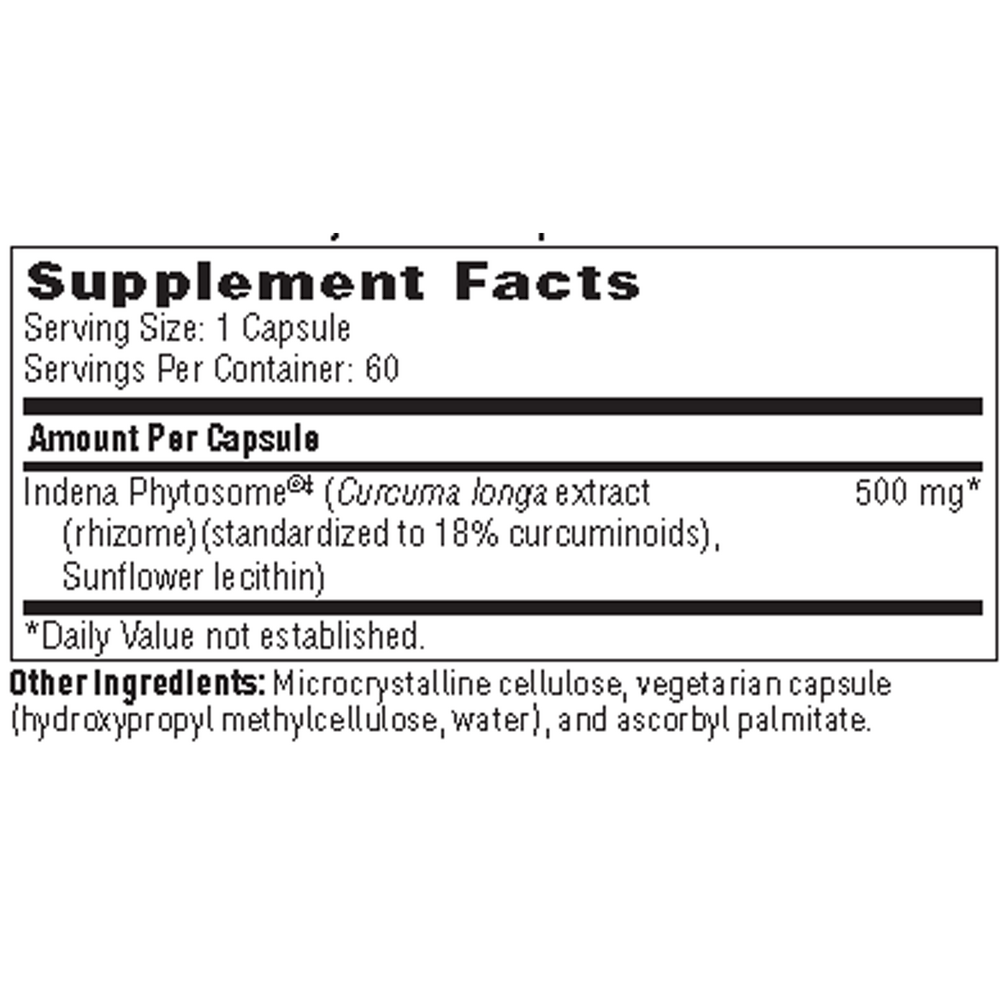 CurcuThera® with Meriva® 500-SF, 60 Capsules