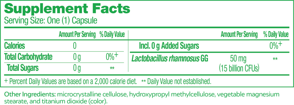 Culturelle (Lactobacillus GG), 30 Capsules